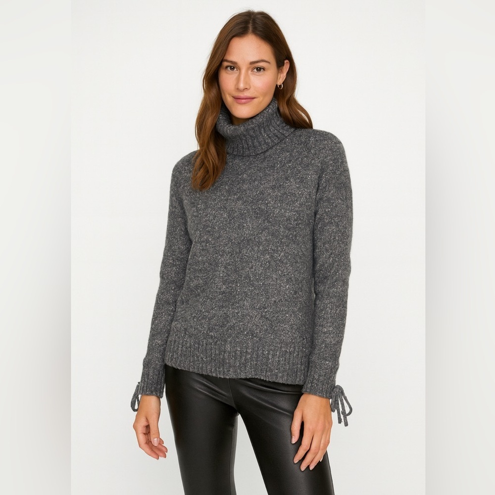 Lovers & Friends Wool Blend Gray Turtleneck Small